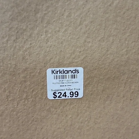 F sign, in excellent condition, bought at Kirklands for $24.99. - Picture 2 of 3